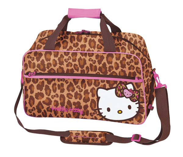 Hello Kitty Leopard Overnight Tote