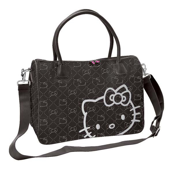 Hello Kitty Black Travel Bag