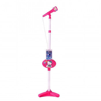 Hello Kitty Microphone Stand with Microphone