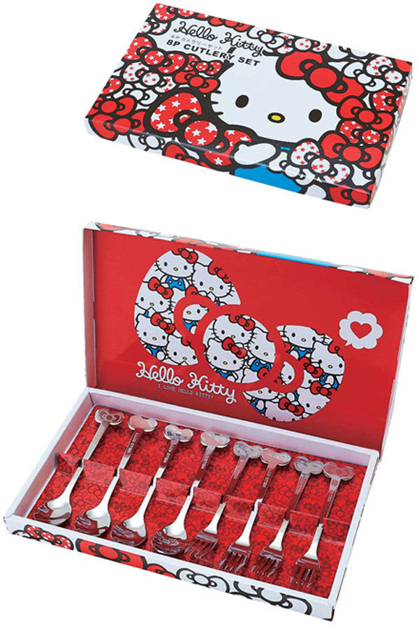 Hello Kitty Spoon and Fork Gift Set