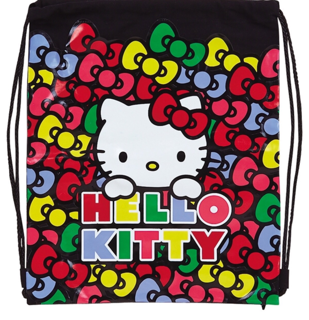 Hello Kitty Bow  drawstring bag